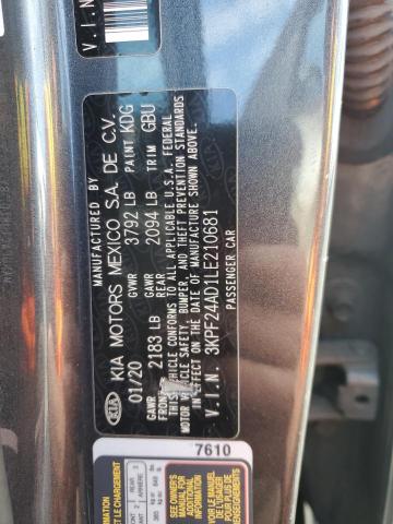 2020 KIA FORTE FE - 3KPF24AD1LE210681