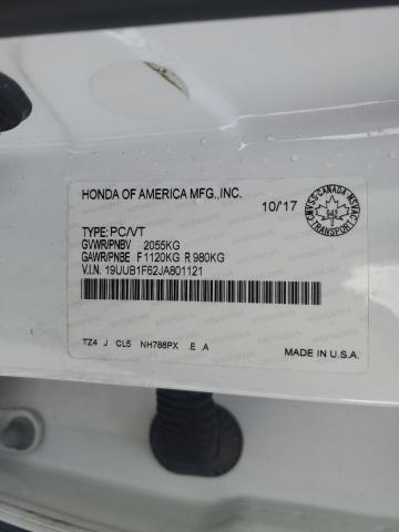2018 ACURA TLX TECH/T 19UUB1F62JA801121