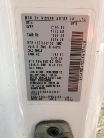 2019 NISSAN NV200 2.5S 3N6CM0KNXKK693422