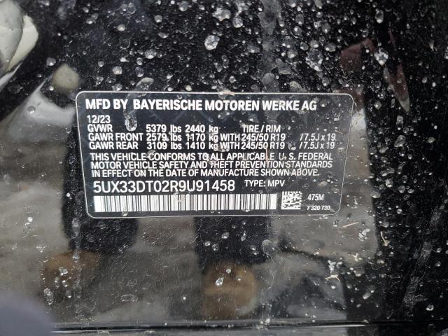 2024 BMW X4 XDRIVE3 - 5UX33DT02R9U91458
