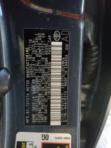 2017 TOYOTA COROLLA L - 2T1BURHE0HC812806