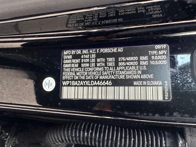 2020 PORSCHE CAYENNE CO - WP1BA2AYXLDA46646