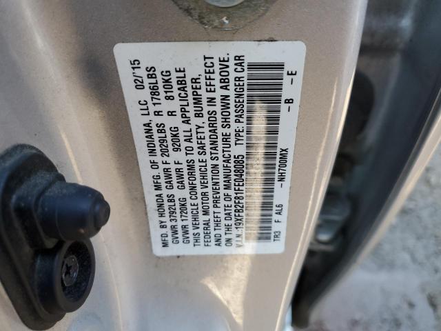 2015 HONDA CIVIC 19XFB2F81FE048085