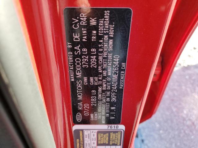2021 KIA FORTE FE 3KPF24ADXME265440