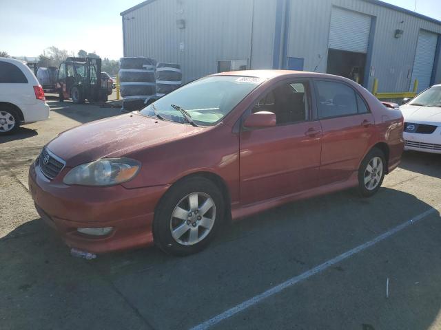 TOYOTA COROLLA CE 2008 burgundy  gas 2T1BR32E88C912899 photo #1