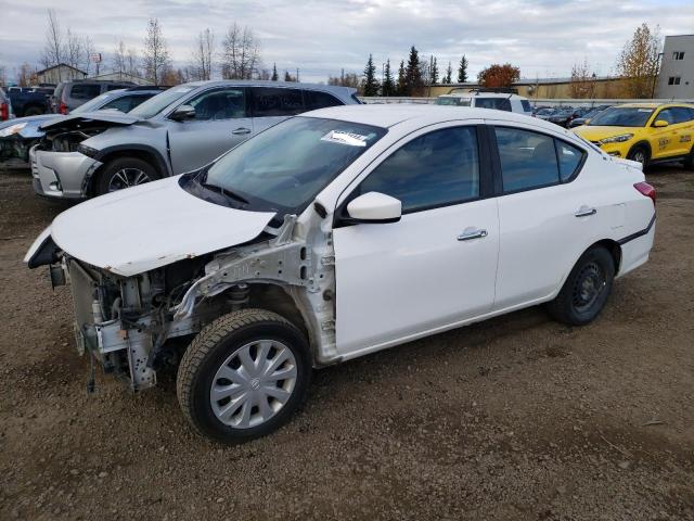 NISSAN VERSA S 2018 white  gas 3N1CN7AP1JL869703 photo #1