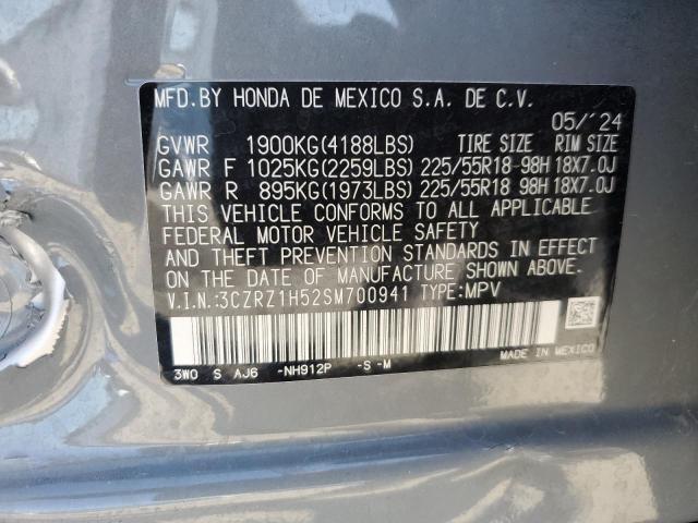 2025 HONDA HR-V SPORT 3CZRZ1H52SM700941