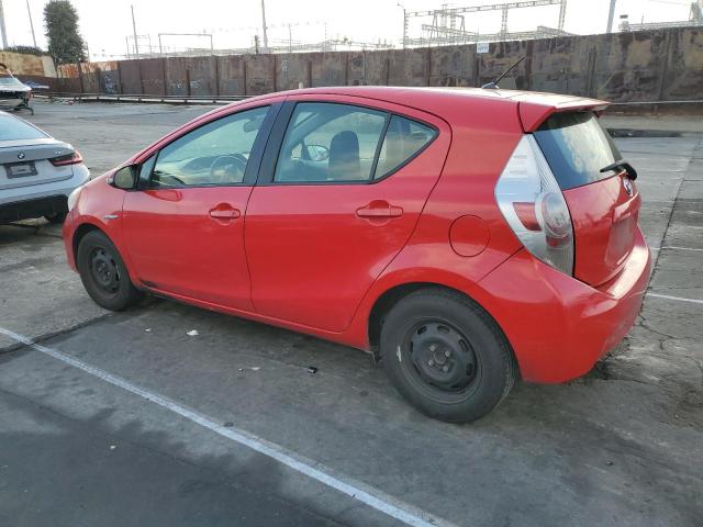 TOYOTA PRIUS C 2012 red hatchbac hybrid engine JTDKDTB35C1518092 photo #3