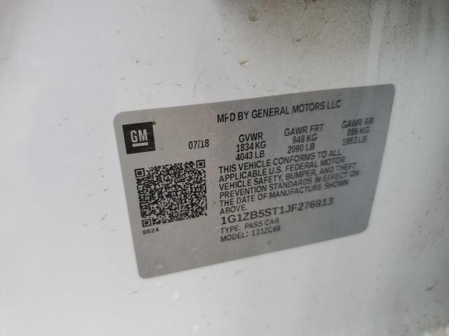 2018 CHEVROLET MALIBU LS - 1G1ZB5ST1JF276913