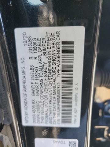 2021 ACURA TLX ADVANC 19UUB5F60MA007875