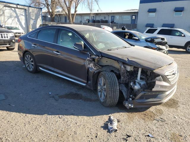 Vin: 5npe34afxhh555074, lot: 41639775, hyundai sonata sport 20174