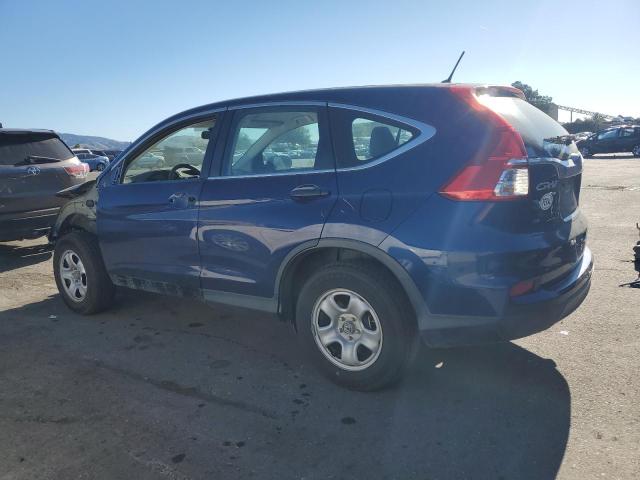 HONDA CR-V LX 2015 blue  gas 3CZRM3H37FG706764 photo #3