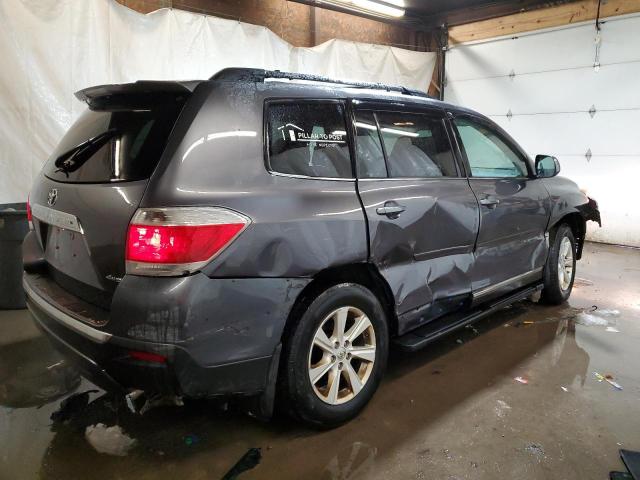 TOYOTA HIGHLANDER 2012 charcoal  gas 5TDBK3EH1CS115601 photo #4