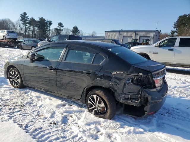 HONDA CIVIC EX 2015 black  gas 19XFB2F86FE244264 photo #3