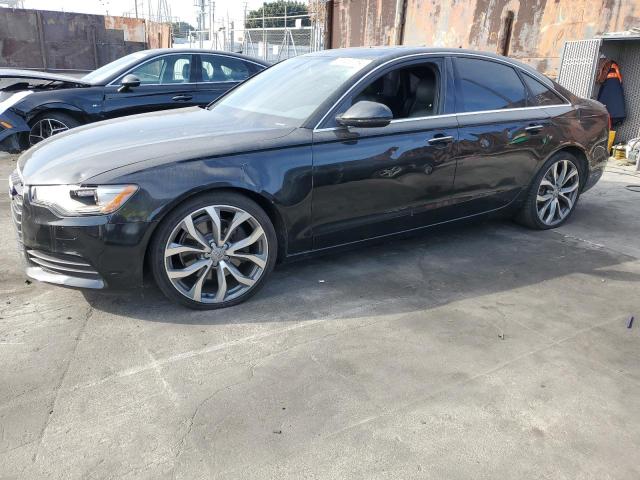 AUDI A6 PREMIUM 2015 black sedan 4d gas WAUGFAFC1FN020285 photo #1