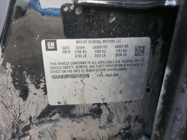 1g6an5ry6g0105585 - 2016 Cadillac ATS - #89315115