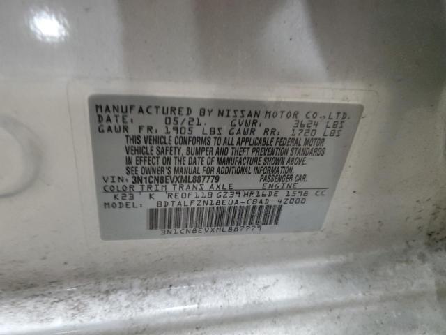 2021 NISSAN VERSA SV - 3N1CN8EVXML887779