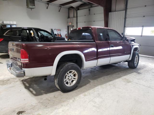 DODGE DAKOTA 2001 maroon  gas 1B7GG22NX1S172265 photo #4