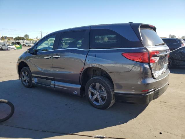 HONDA ODYSSEY EX 2021 gray  Gasoline 5FNRL6H58MB009232 photo #3