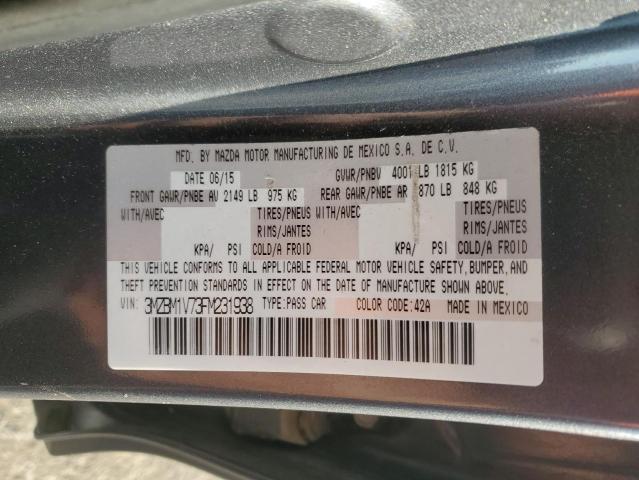 2015 MAZDA 3 TOURING - 3MZBM1V73FM231938