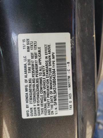 2016 HONDA ODYSSEY SE - 5FNRL5H31GB043364
