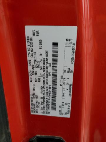 2016 FORD F150 SUPER - 1FTEX1C81GKE54880