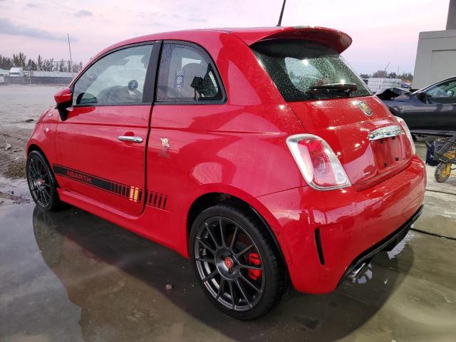 FIAT 500 ABARTH 2015 red  gas 3C3CFFFH7FT502497 photo #3