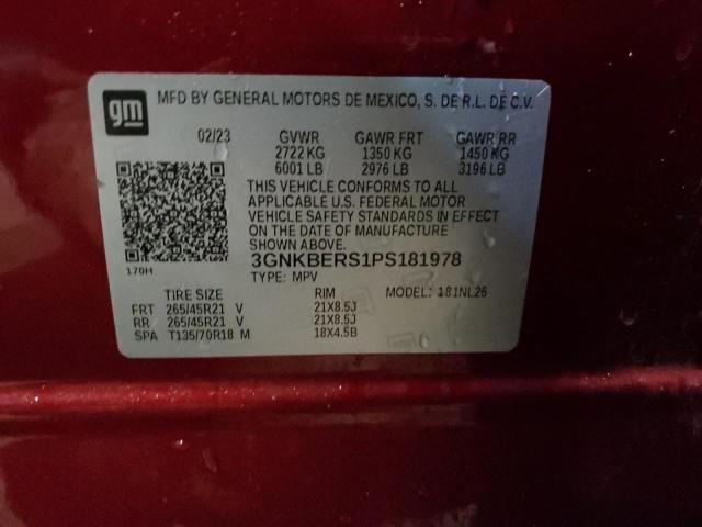 2023 CHEVROLET BLAZER RS 3GNKBERS1PS181978