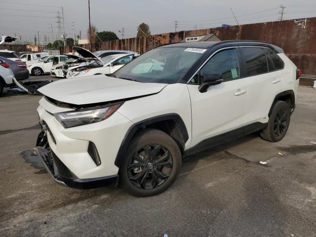 TOYOTA RAV4 XSE 2022 white  hybrid engine 4T3E6RFV0NU071830 photo #1