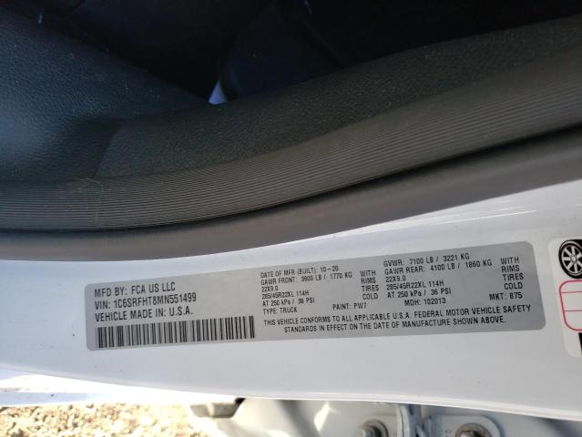 2021 RAM 1500 LIMIT 1C6SRFHT8MN551499