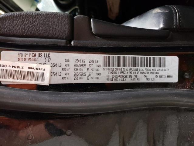 2017 JEEP GRAND CHER - 1C4RJFAG9HC881343