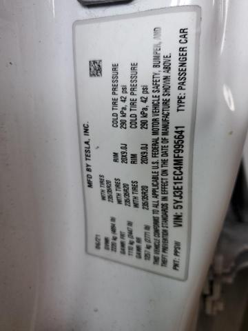 2021 TESLA MODEL 3 5YJ3E1EC4MF995641