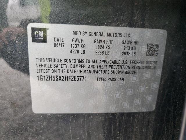 2017 CHEVROLET MALIBU PRE - 1G1ZH5SX3HF285771