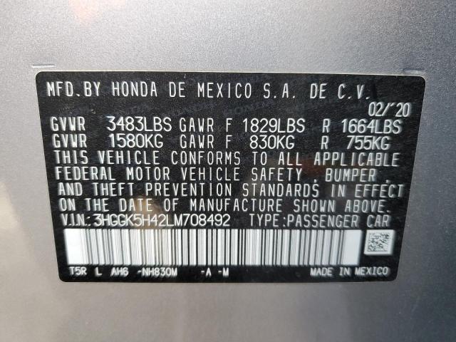 2020 HONDA FIT LX - 3HGGK5H42LM708492
