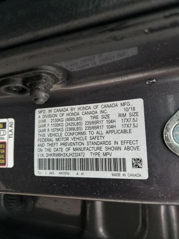 2018 HONDA CRV 2HKRW6H3XJH232472