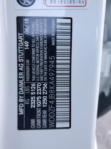 2019 MERCEDES-BENZ E 300 - WDDZF4JB8KA497945
