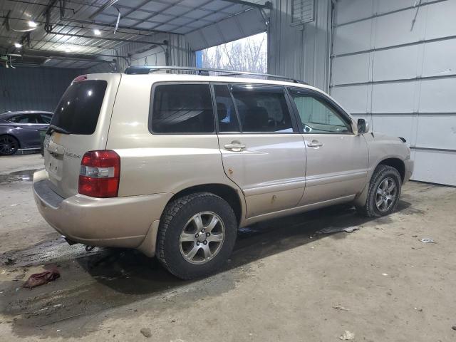 TOYOTA HIGHLANDER 2005 gold 4dr spor gas JTEEP21A450103705 photo #4