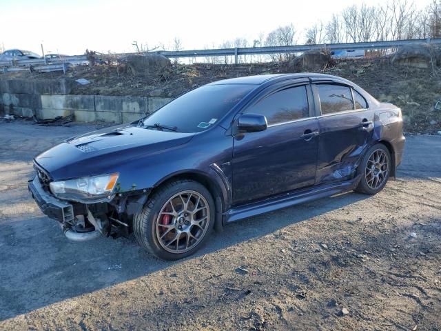 MITSUBISHI LANCER EVO 2014 blue  gas JA32W5FV8EU014461 photo #1