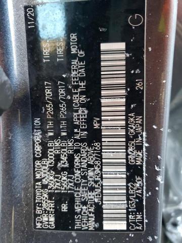 2021 TOYOTA 4RUNNER SR JTENU5JR3M5877168