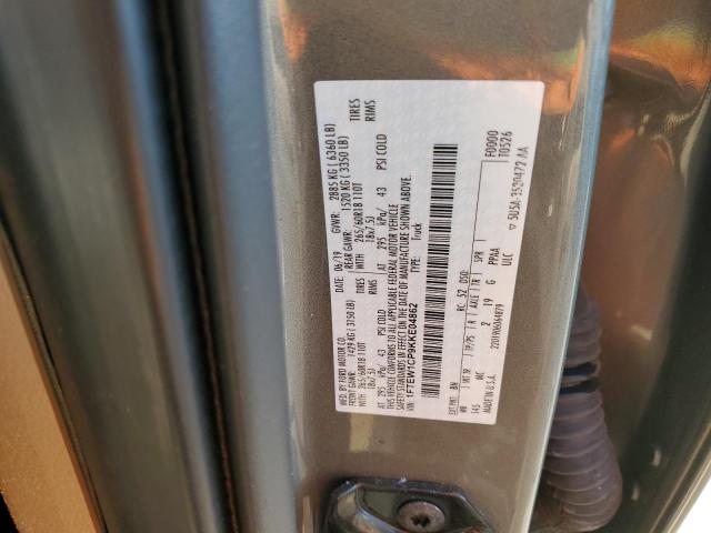 2019 FORD F150 SUPER - 1FTEW1CP9KKE04862