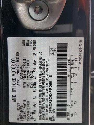 2023 FORD BRONCO SPO - 3FMCR9C6XPRD50118