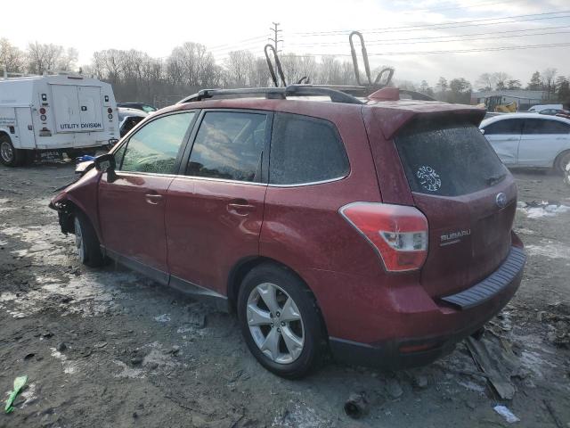 SUBARU FORESTER 2 2016 red  gas JF2SJARC6GH401378 photo #3