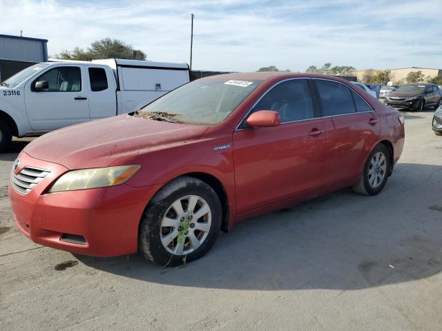 TOYOTA CAMRY HYBR 2007 red  hybrid engine JTNBB46K573027637 photo #1