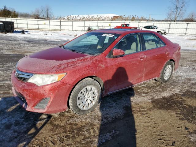 TOYOTA CAMRY BASE 2012 red  gas 4T1BF1FK8CU519019 photo #1