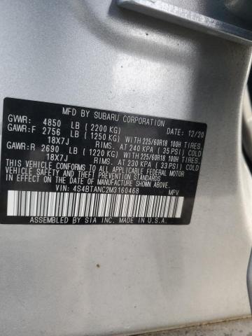 2021 SUBARU OUTBACK LI 4S4BTANC2M3160468
