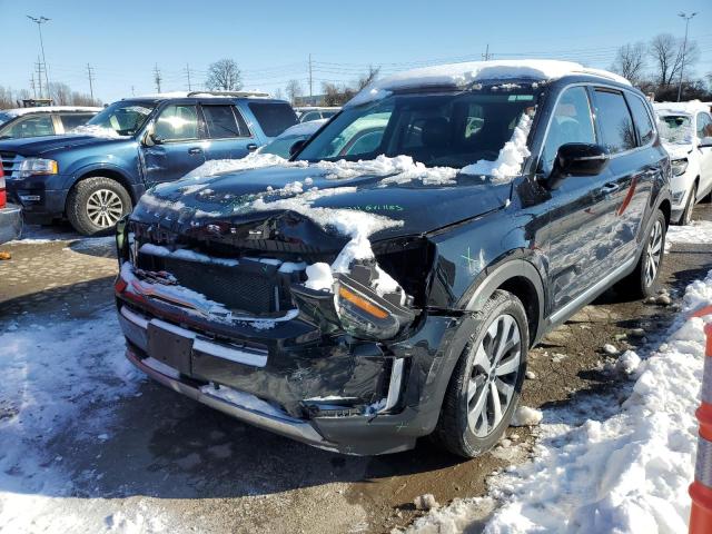 KIA TELLURIDE 2020 black  gas 5XYP64HCXLG065097 photo #1