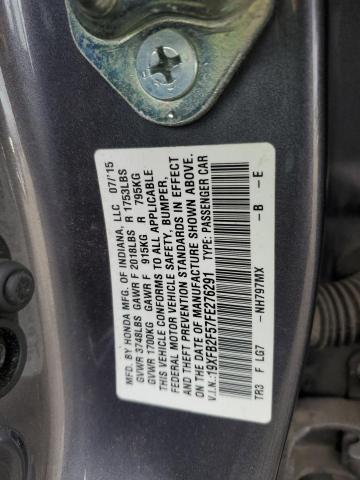 2015 HONDA CIVIC LX - 19XFB2F57FE276291