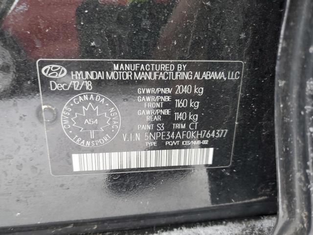 2019 HYUNDAI SONATA LIM - 5NPE34AF0KH764377