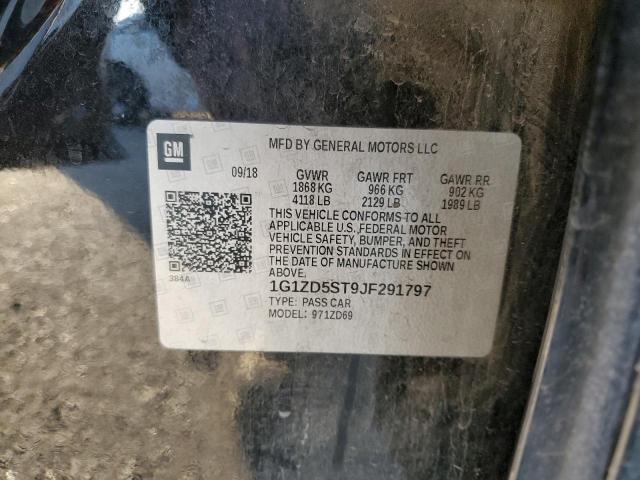 2018 CHEVROLET MALIBU LT - 1G1ZD5ST9JF291797