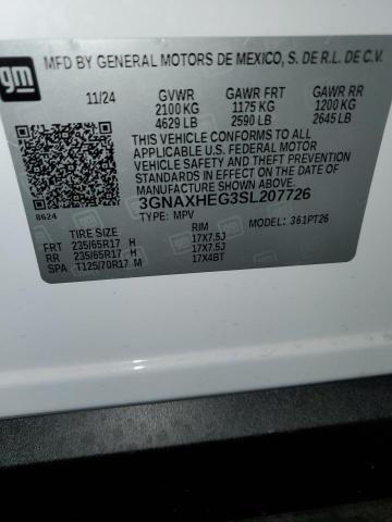 2025 CHEVROLET EQUINOX LT - 3GNAXHEG3SL207726